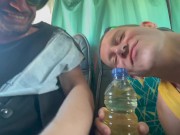 The guy glued me on the bus and blew me for a blowjob