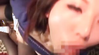 Japanese horny hot girl getting fucked in nylons