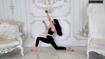Gymnast Goddess Dasha Gaga Stretches Her Perfect Form in Moscow