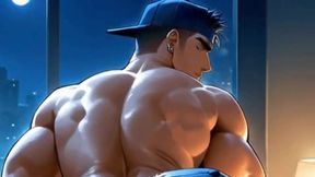 POV Roughly thrusting a twitching cock deep into a hungry anime twink's tight gaping asshole