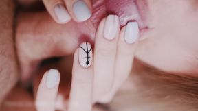 Will eat his glans penis, sensual frenulum play, close up 4K