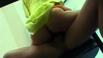 Petite Japanese office slut fucks in secret with big tits