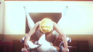 Yaoi Femboy - Femboy Destroys Kaze's ass on his bed until he gets him pregnant - Sissy Femboy Trap Japanese Asian Manga Anime Game Porn