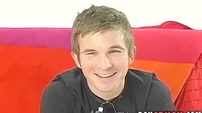 Amateur Gabe Crawford Interviewed Before Jerking And Cumming