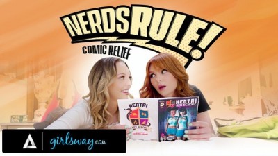 College Geeks Lacy Lennon And Lily Larimar Are Turned On After Reading Hentai Comics