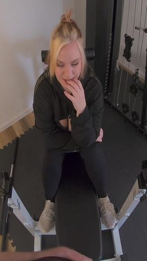 Risky Public Gym Quickie