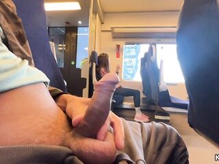 A stranger masturbated and sucked me on the educate in public