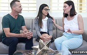 Foster mom introduces Harmony Wonder to their more intimate activities