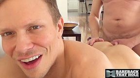 BAREBACKTHATHOLE Ethan Chase Cant Resist From AJ Malone Raw Dick