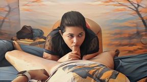 Unfaithfull Wife Sucking Friend Cock
