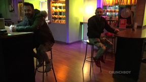 hot spasnih boy used raw in backroom club bareback