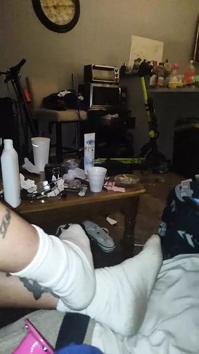 Getting my tight ass played with