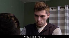 MaleIcons.com - Handsome muscular gay studs' passionate anal session with big cocks a