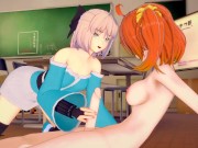 Okita Sōji fucked by Gudako[Fate/Grand Order] (3D HENTAI)