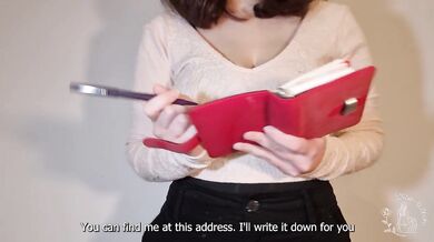 JOI FR - Your favorite waitress is ready to suck your big cock tonight