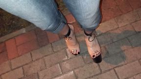 Crossdresser in Heels &amp; Ankle Rings