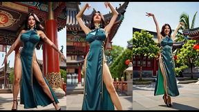 beautiful woman dance, ai animation