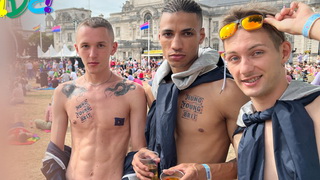 We met this scally guy and he tried to teach us some Welsh!