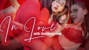 in love with Goddess feet