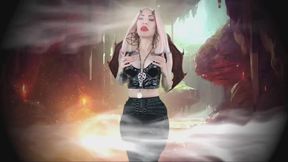 The Halloweenish 6-6-6 breath play JOI game for Funny cigarette smokers - SMOKE , JOI , BLASPHEMY