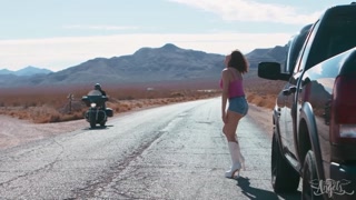 TRANS ANGELS - Smoking Hot Emma Rose Rewards Her Savior From The Desert With A Decent Fuck