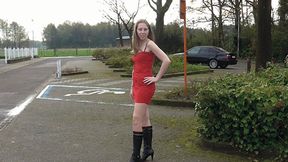 Shirley Revving in her Boots