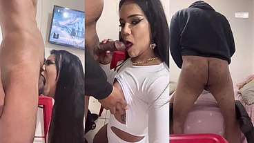 Levando duas leitadas antes da balada