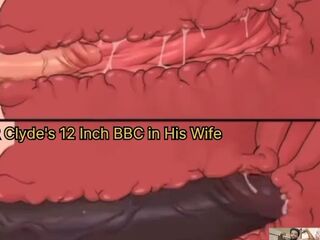 Mr Clyde's 12 Inch BBC Vs Cuckold Husbands Cock
