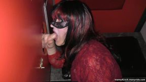 Swallowing multiple loads at the gloryhole in September 2019