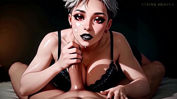 Mature With Big Tits Talks Dirty And Jerk You Off Until You Cum On Her Pretty Face - [Virtual Sex / POV / AI]