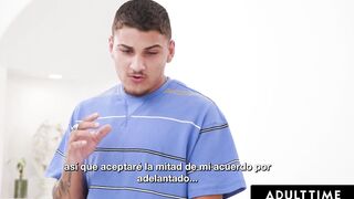 ADULT TIME - Lucky Landlord Has Surprise PUSSY STACK Fuck With 5 SLUTTY MILFS! SPANISH SUBTITLES