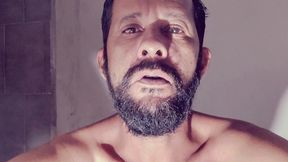 smoking, spitting slow motion