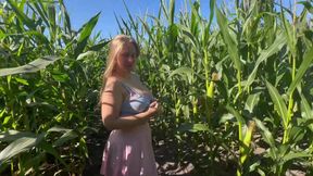 Unallowed Anal Adventure in a Cornfield - Too Sweet to Stay Good!