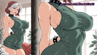 Rogue from X-Men Evolution fucked deep and moaning loudly