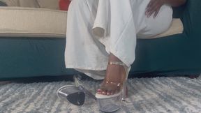 Clear Platform Heel Show