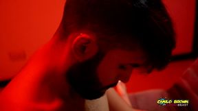 two young latinos having passionate anal sex with an amazing view outside