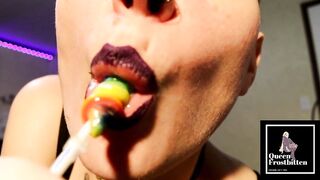 Sloppy Lollipop and drool JOI