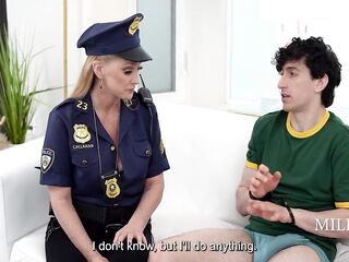 Cop Stepmom Teaches Son a Lesson After Catching Him Exposing Himself
