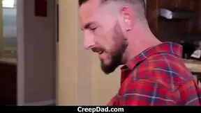 Submissive Stepson Rides Hard for His Starving Stepdad – Hot Taboo Anal Action – 18+