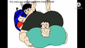 (With sound ver.)Maki onitawa shemale fucks Iora Fuga