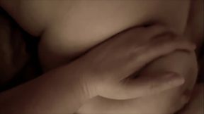 Real amateur milf masturbating and edging to a powerful orgasm