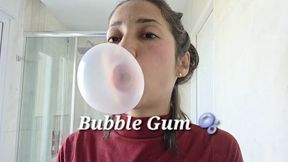 Makeup while chewing gum