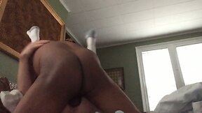 Amateur White Bottom Rides BBC for Breeding