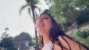 the hairy brown pussy of selena sativa on my pov