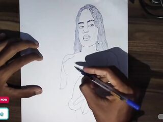 My Girlfriend was transgender and I screwed her a lot with Drawing Art English version
