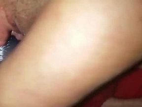 Horny Chick Dildoing Her Wet Pussy