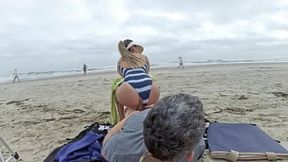 Strangers watched &mdash;  but she kept going till I shot  Public anal&#x1F44C;