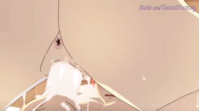 Fern gets Stark's birthday creampie riding those big tits