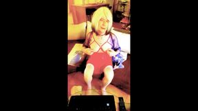 Diana plays with her nipples