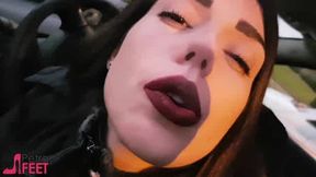 Petra outdoors smoking